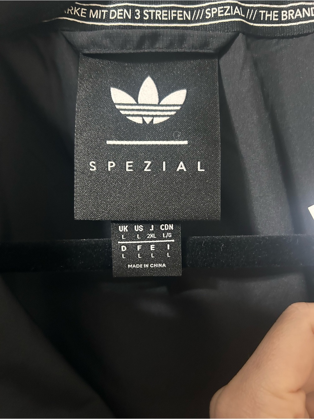 adidas Black Men's Lightweight Windbreaker Jacket - Picture 5 of 14